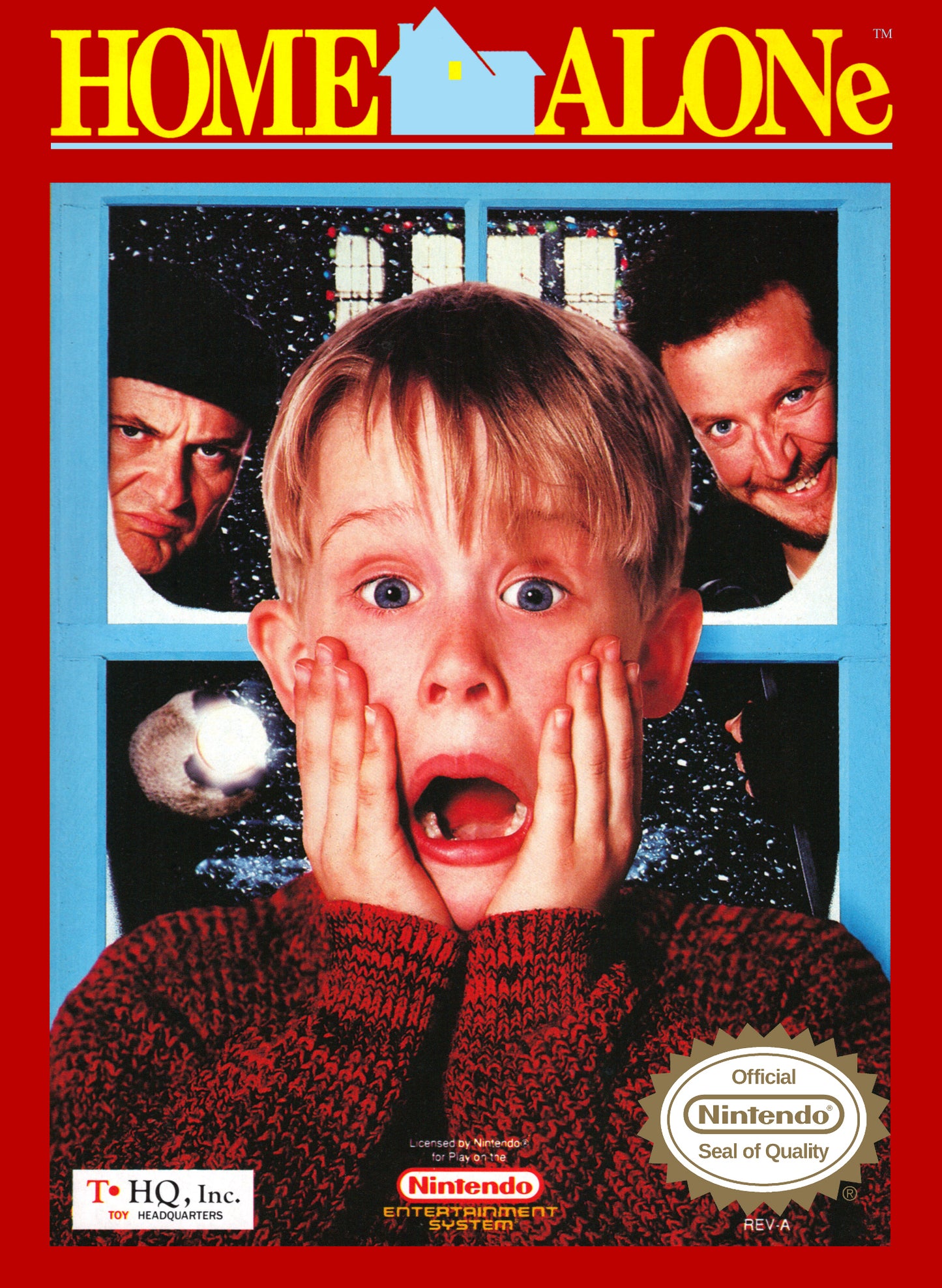 HOME ALONE  - NES (W/BOX & MANUAL)