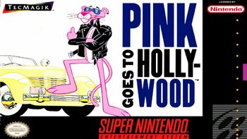 PINK PANTHER GOES TO HOLLYWOOD  - SNES (W/BOX)