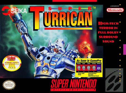 SUPER TURRICAN  - SNES (W/BOX)