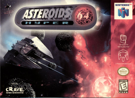 ASTEROIDS HYPER 64  - N64 (W/BOX & MANUAL)