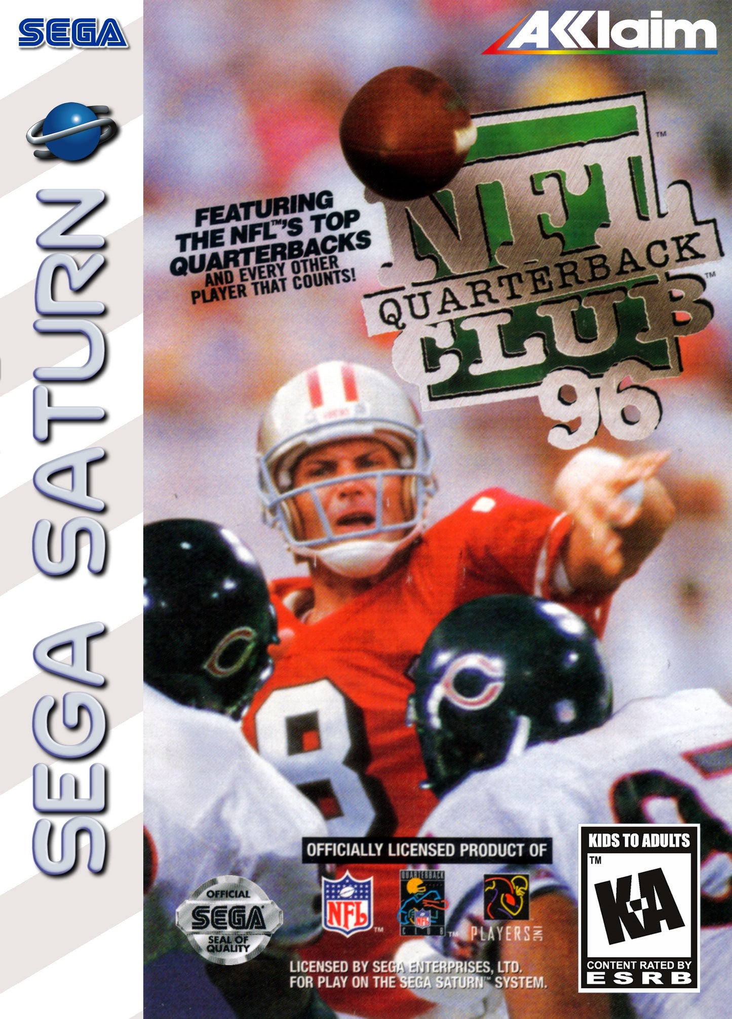 NFL QUARTERBACK CLUB 96  - SATURN