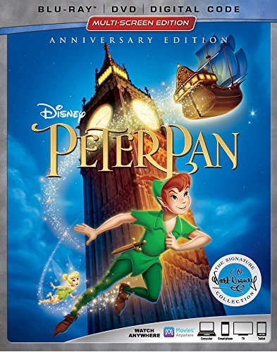 PETER PAN (ANIMATED MOVIE)  - BLU-1953-DISNEY-ANNIVERSARY EDITION-INC.