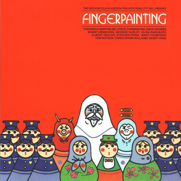 RED KRAYOLA  - FINGER PAINTING