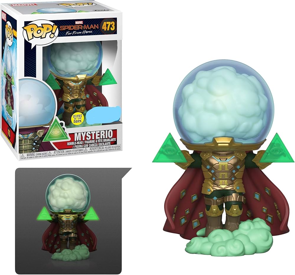 SPIDER-MAN: FAR FROM HOME: MYSTERIO #473 - FUNKO POP!-GITD-EXCLUSIVE