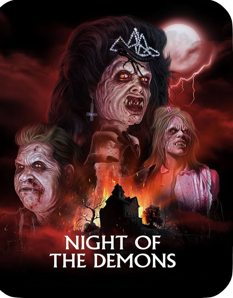 NIGHT OF THE DEMONS  - BLU-1988-STEELBOOK