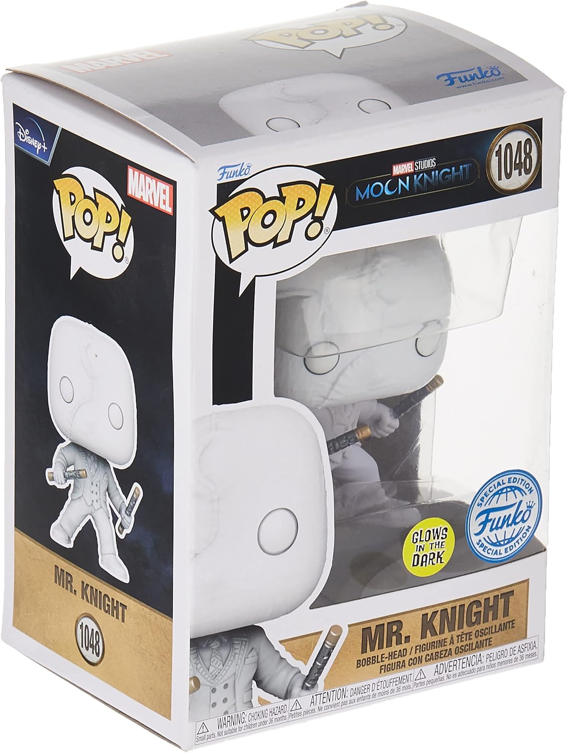 MOON KNIGHT: MR. KNIGHT #1048 - FUNKO POP!-GITD-EXCLUSIVE