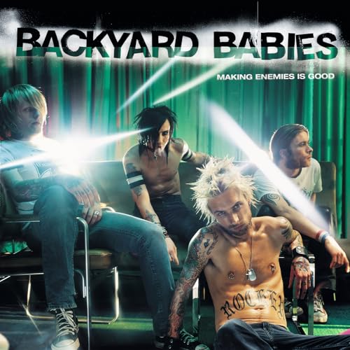 BACKYARD BABIES - MAKING ENEMIES IS GOOD (TRANSLUCENT GREEN MARBLED VINYL)