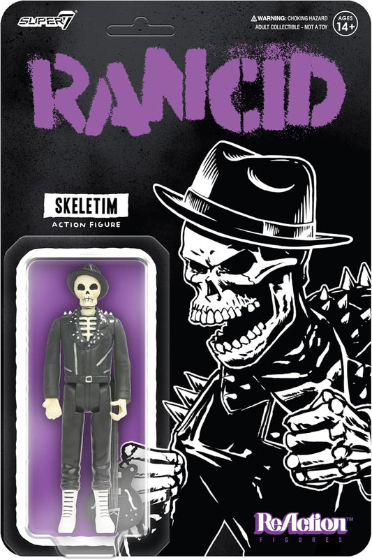 RANCID: SKELETIM (TIME BOMB) - SUPER 7-REACTION-3.75"