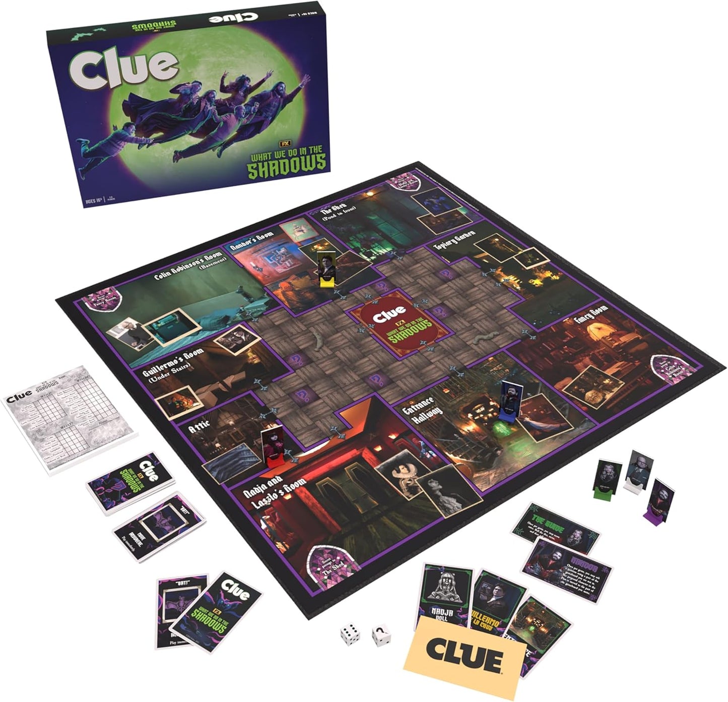 CLUE: WHAT WE DO IN THE SHADOWS - BOARD GAME