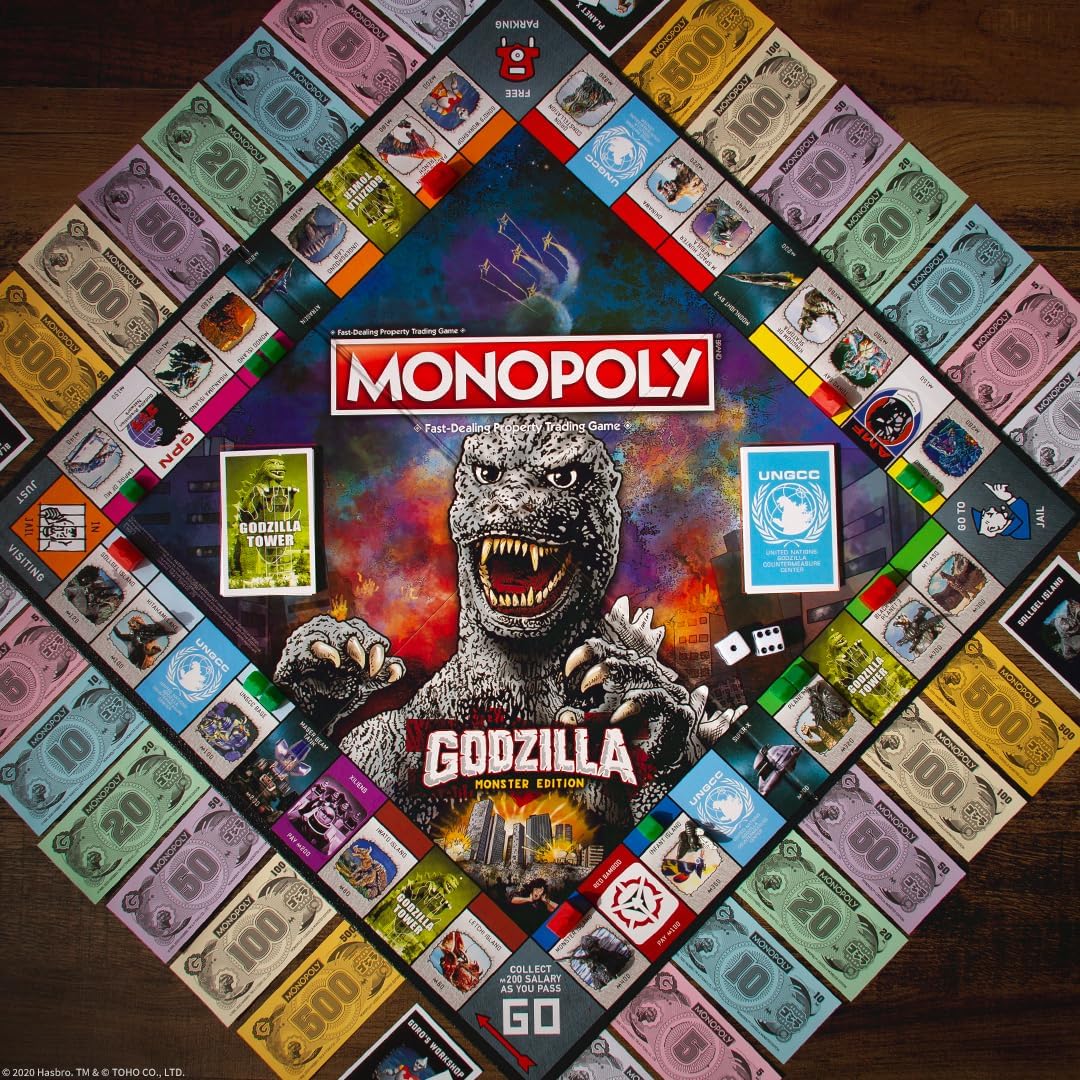 MONOPOLY: GODZILLA - BOARD GAME
