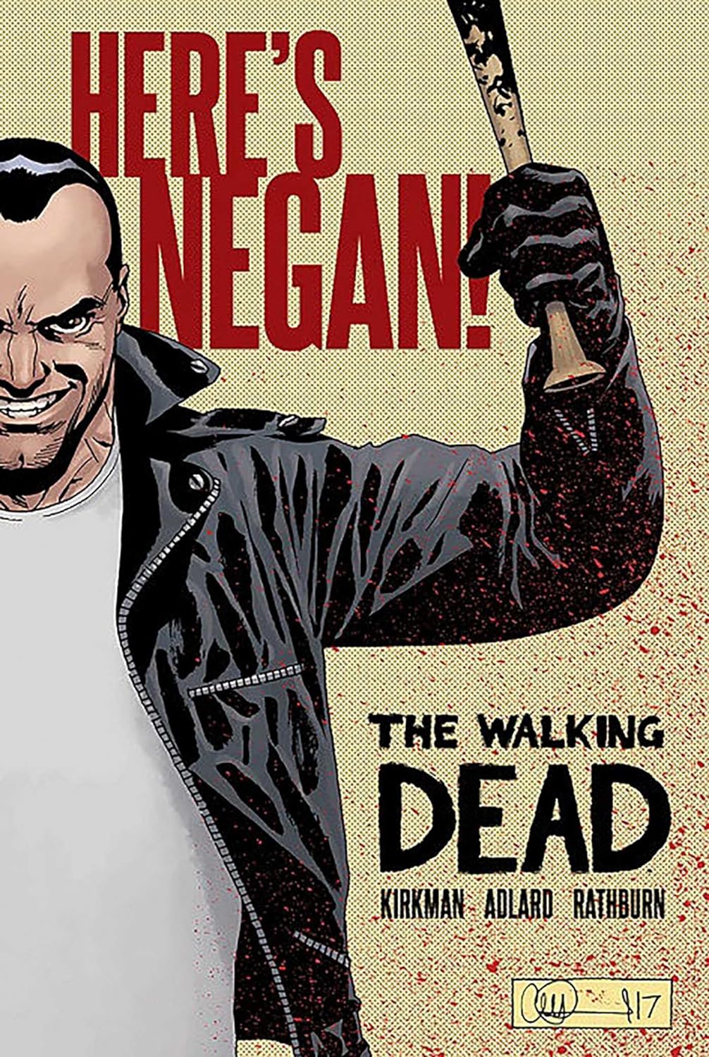 WALKING DEAD: HERE'S NEGAN - GRAPHIC NOVEL-HARDCOVER