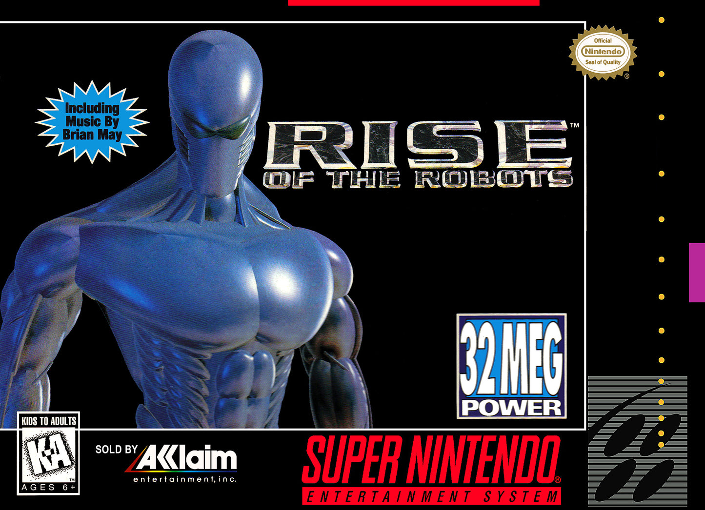 RISE OF THE ROBOTS  - SNES (W/BOX)