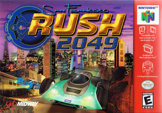 RUSH 2049  - N64 (W/BOX & MANUAL)