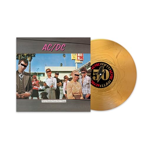 AC/DC - DIRTY DEEDS DONE DIRT CHEAP (50TH ANNIVERSARY GOLD COLOR VINYL)