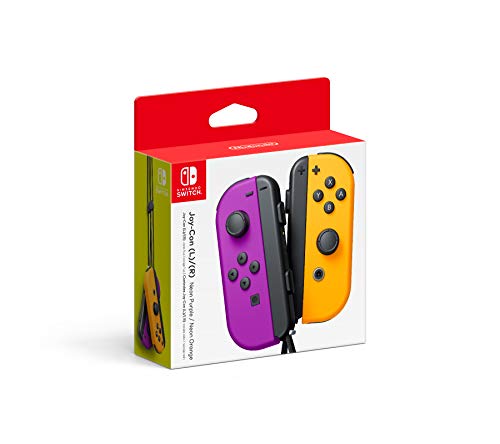 SWITCH JOYCON CONTROLLER PAIR (HARDWARE) - SWITCH (PURPLE/ORANGE)(W/BOX)