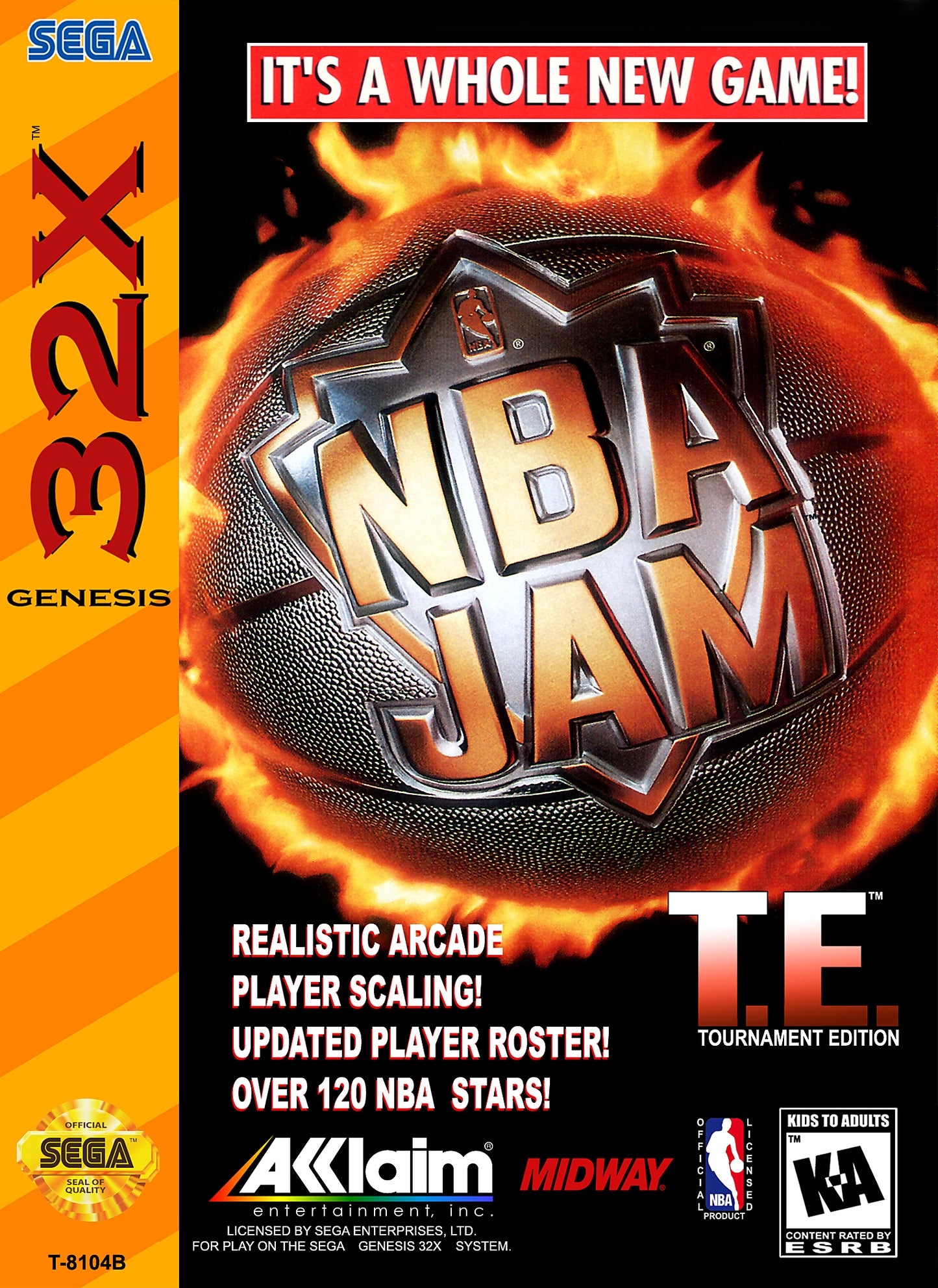 NBA JAM: TOURNAMENT EDITION  - 32X