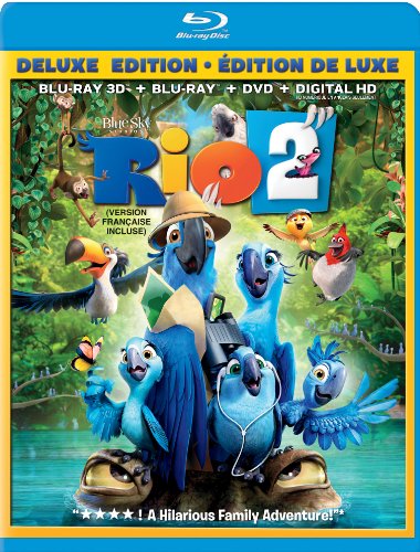 RIO 2 (ANIMATED)  - BLU-3D-INC. BLU & DVD COPIES
