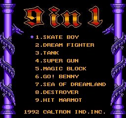 CALTRON 6-IN-1  - NES