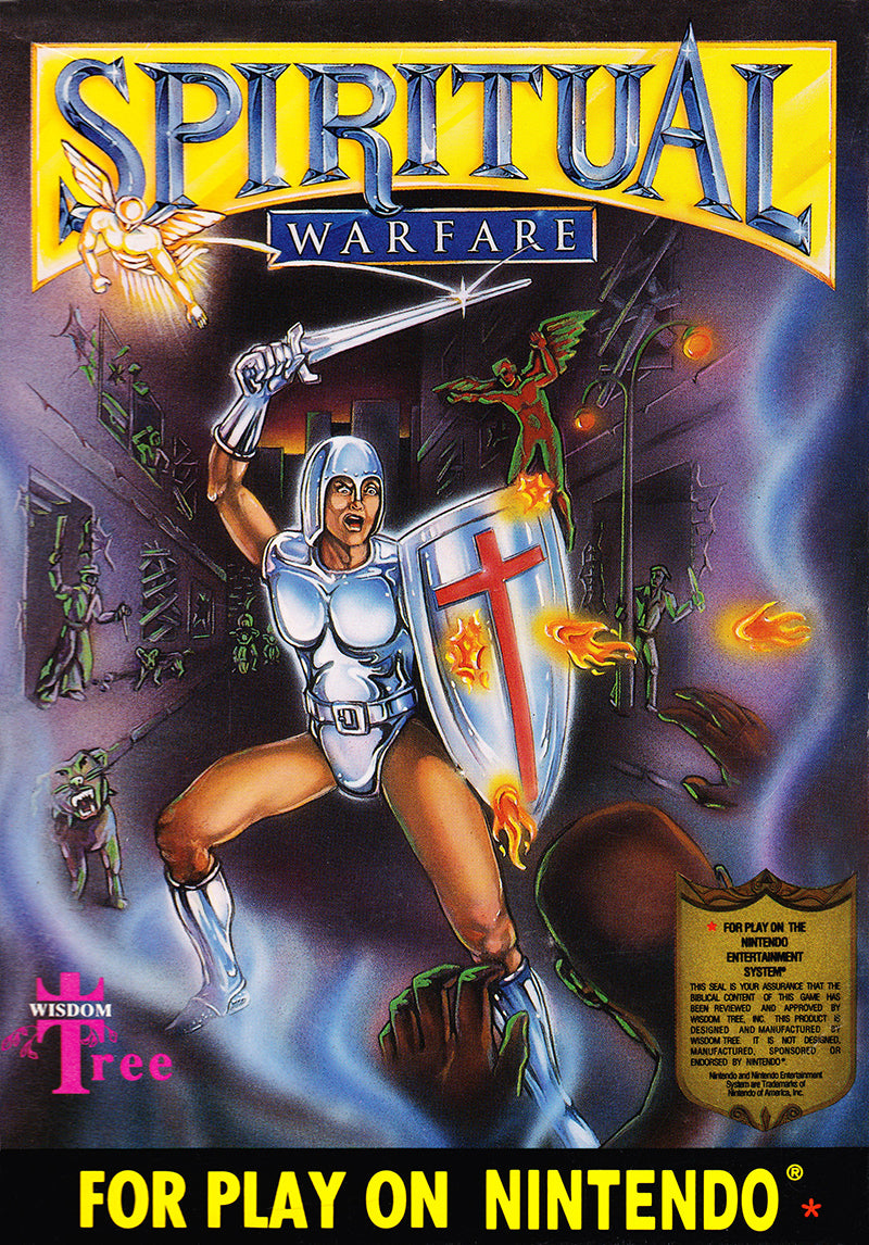 SPIRITUAL WARFARE  - NES (W/BOX & MANUAL)