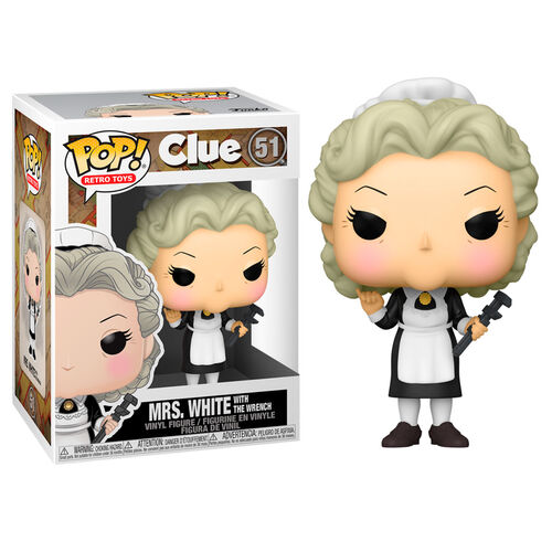 CLUE: MRS. WHITE WITH THE WRENCH #51 - FUNKO POP!