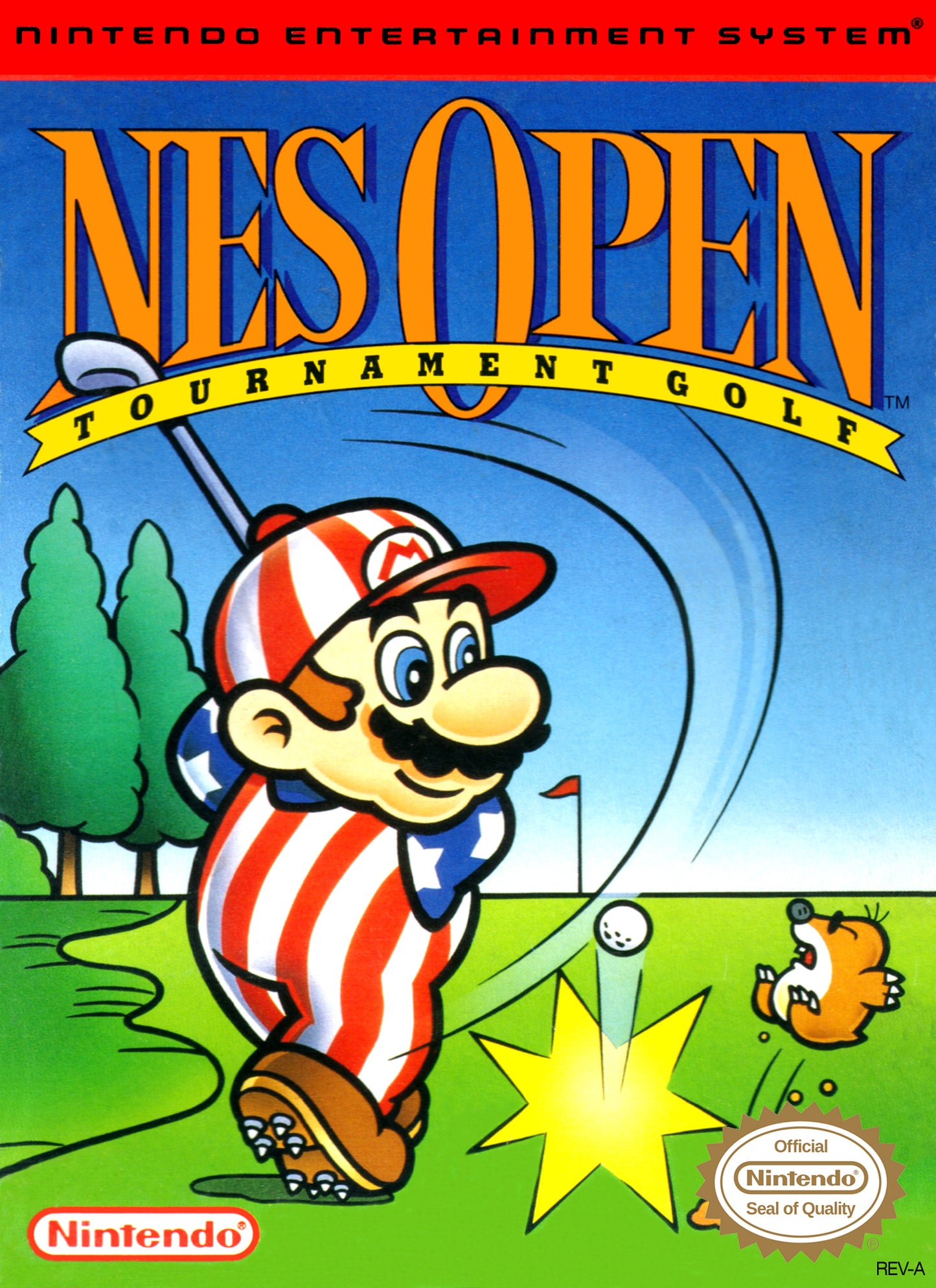 NES OPEN: TOURNAMENT GOLF  - NES (CARTRIDGE ONLY)