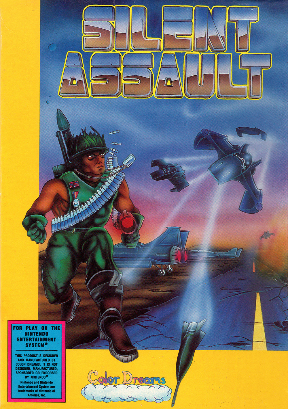 SILENT ASSAULT [BLACK]  - NES (W/BOX)