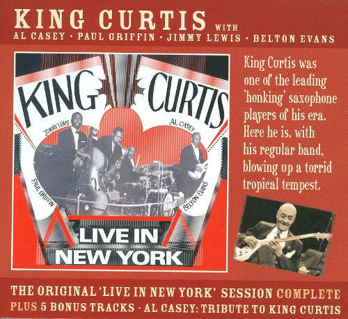 CURTIS, KING  - LIVE IN NEW YORK