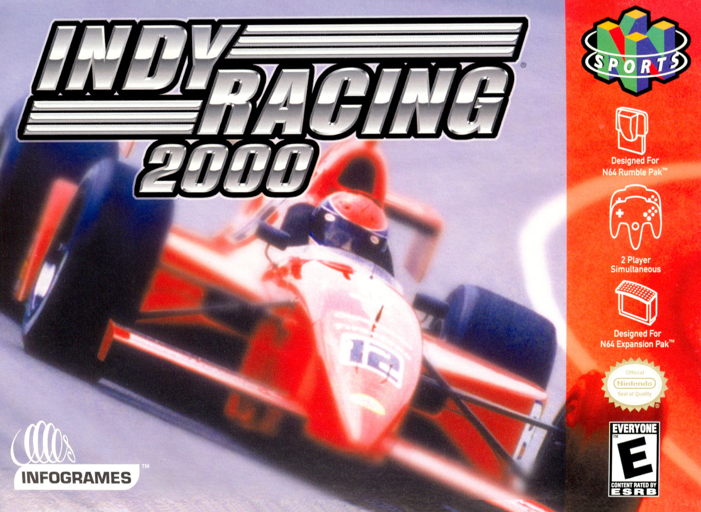 INDY RACING 2000  - N64 (W/BOX)