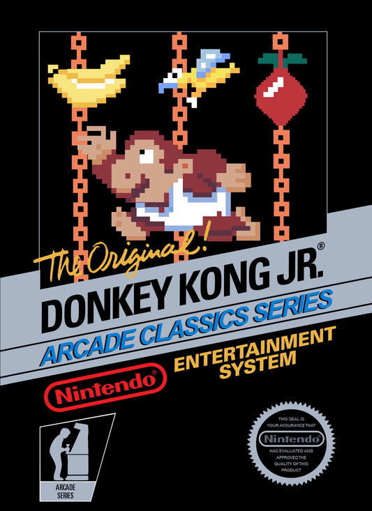 DONKEY KONG JR.  - NES (W/BOX & MANUAL)