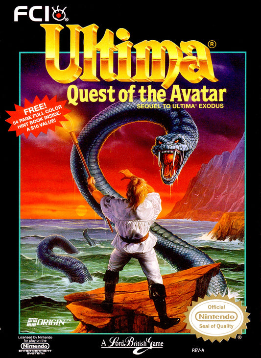 ULTIMA: QUEST OF THE AVATAR  - NES (W/BOX)