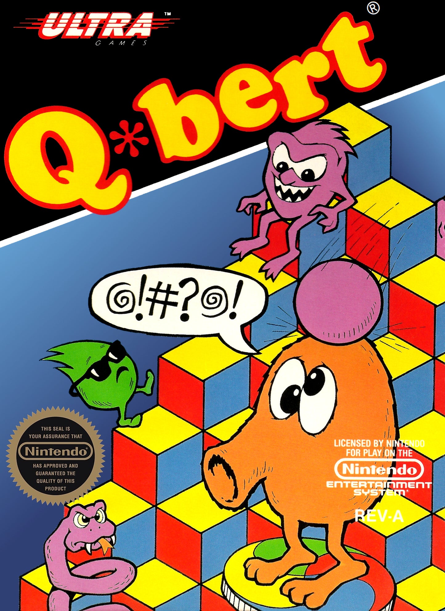 Q*BERT  - NES (W/BOX)