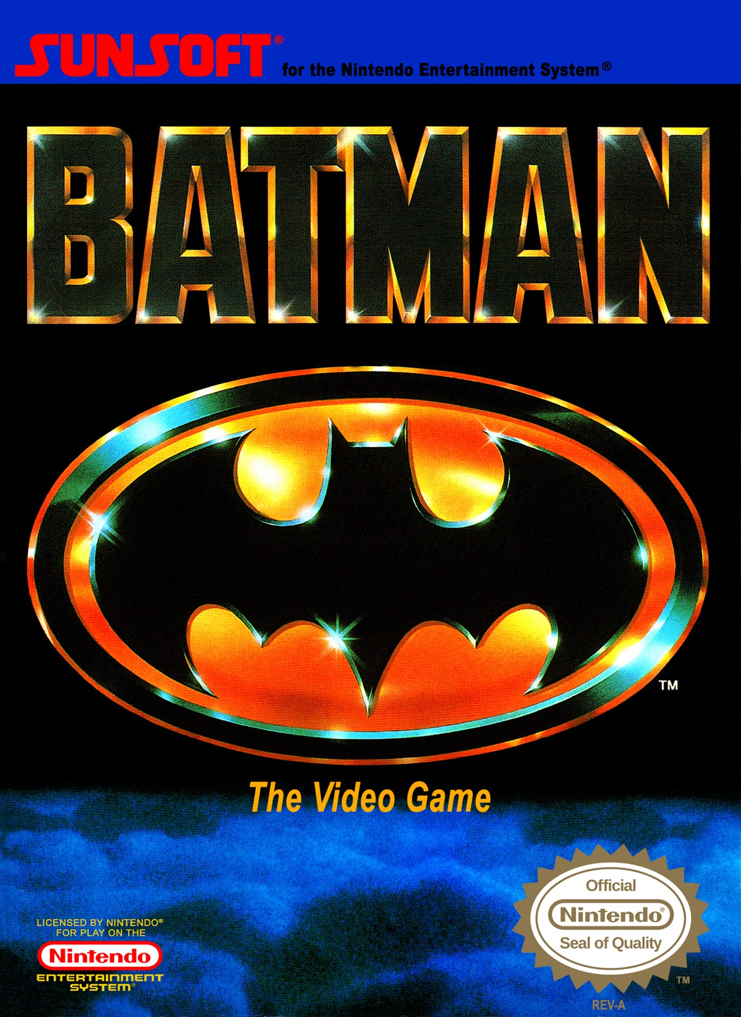 BATMAN: THE VIDEO GAME  - NES (W/BOX)