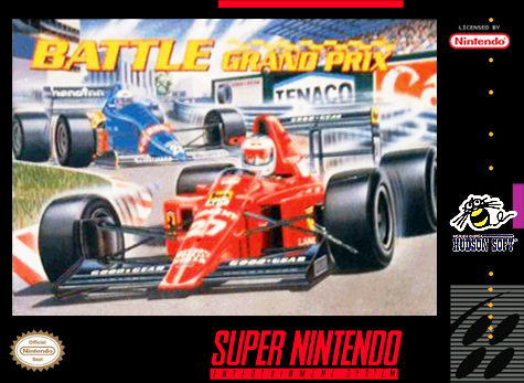 BATTLE GRAND PRIX  - SNES (W/BOX & MANUAL)