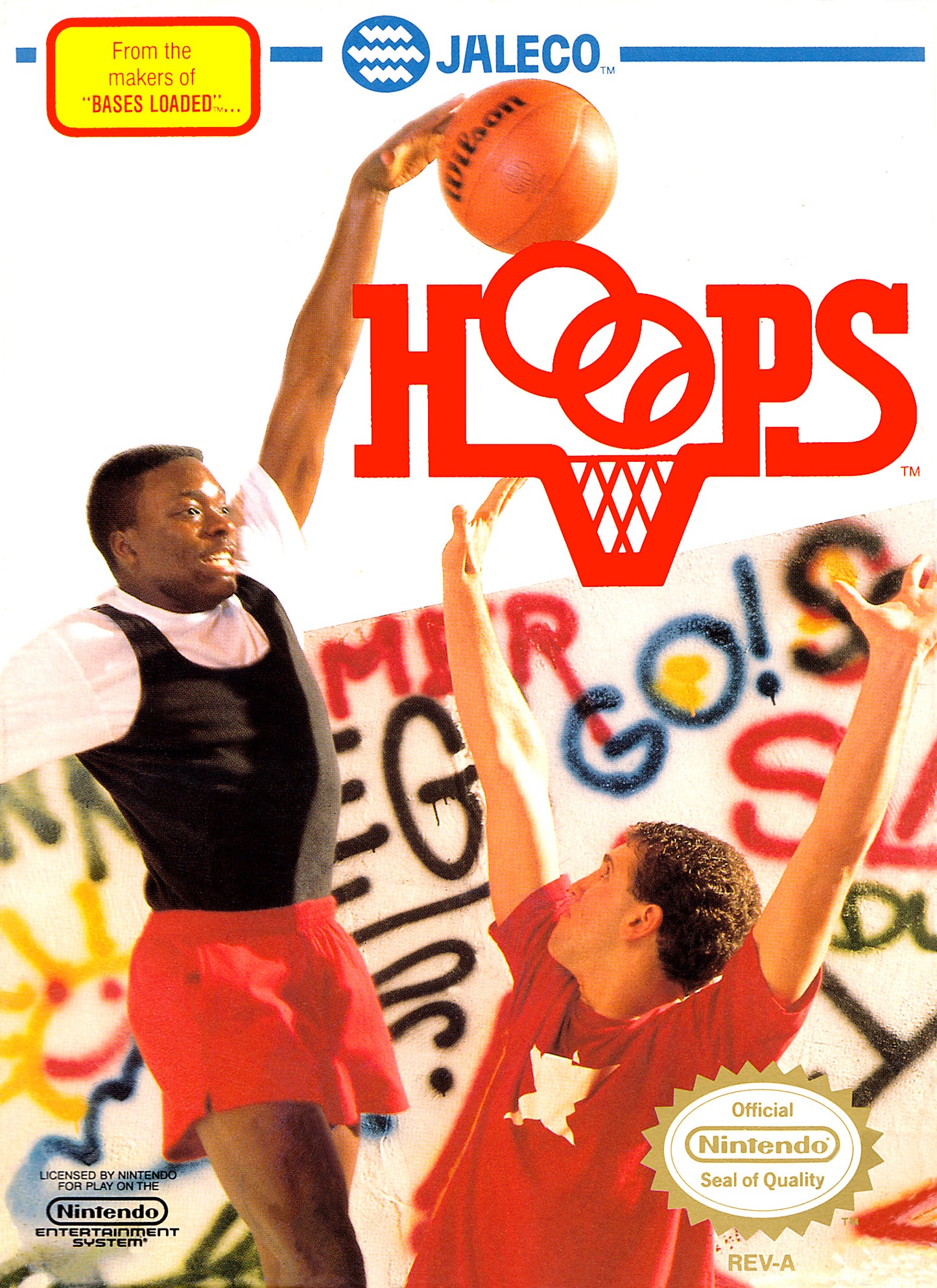 HOOPS  - NES (W/BOX & MANUAL)