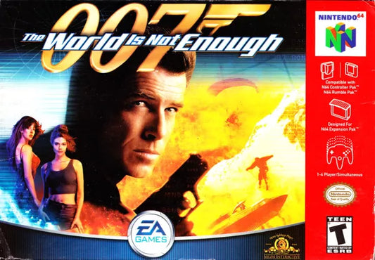 007: WORLD IS NOT ENOUGH (BLUE CART)  - N64 (W/BOX)