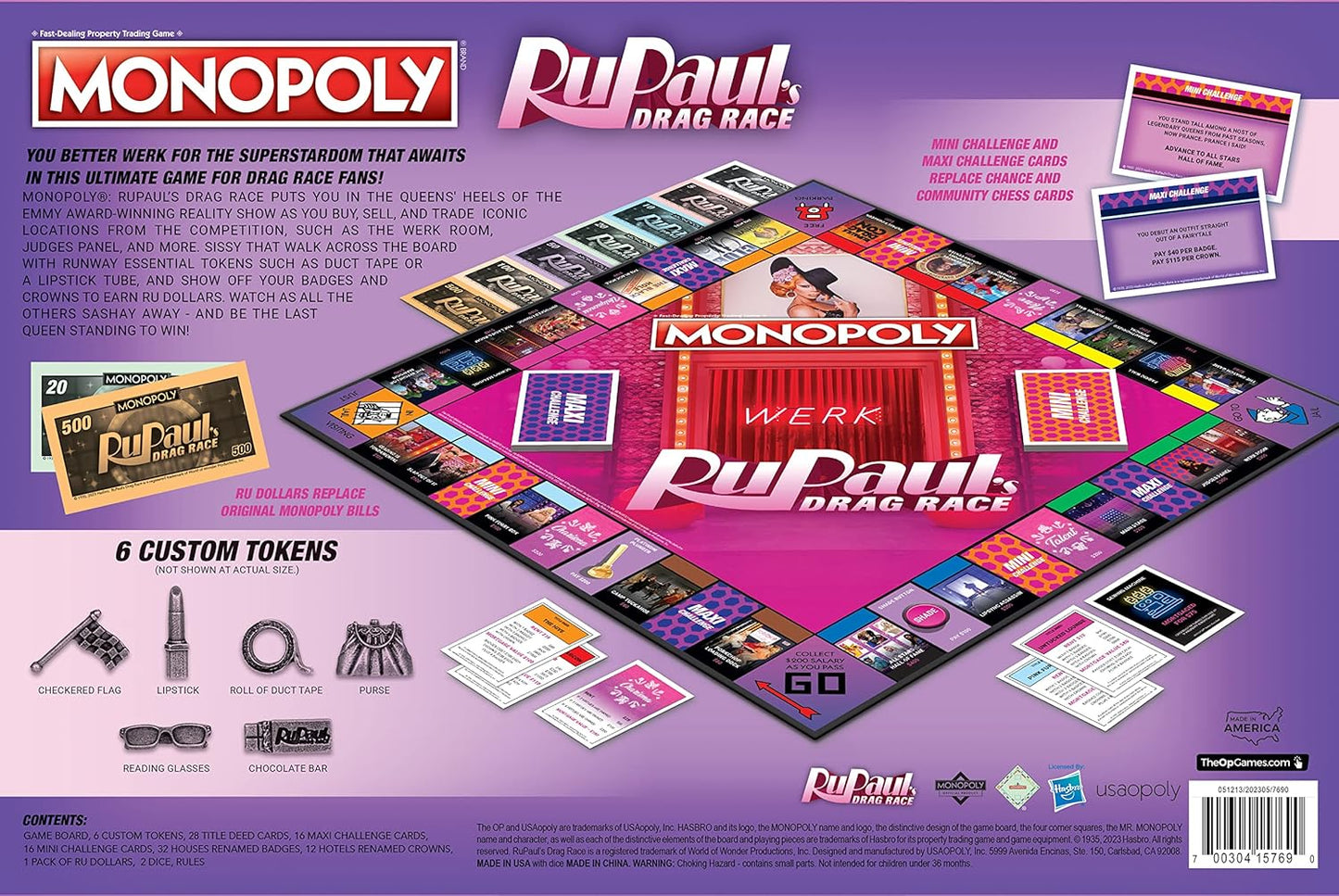 MONOPOLY: RUPAUL'S DRAG RACE - BOARD GAME