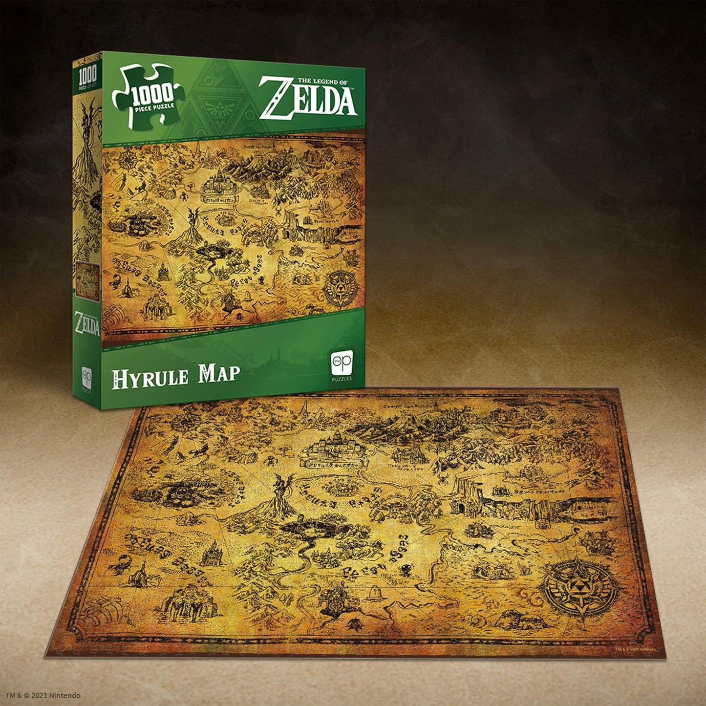 LEGEND OF ZELDA: HYRULE MAP - PUZZLE-1000PC