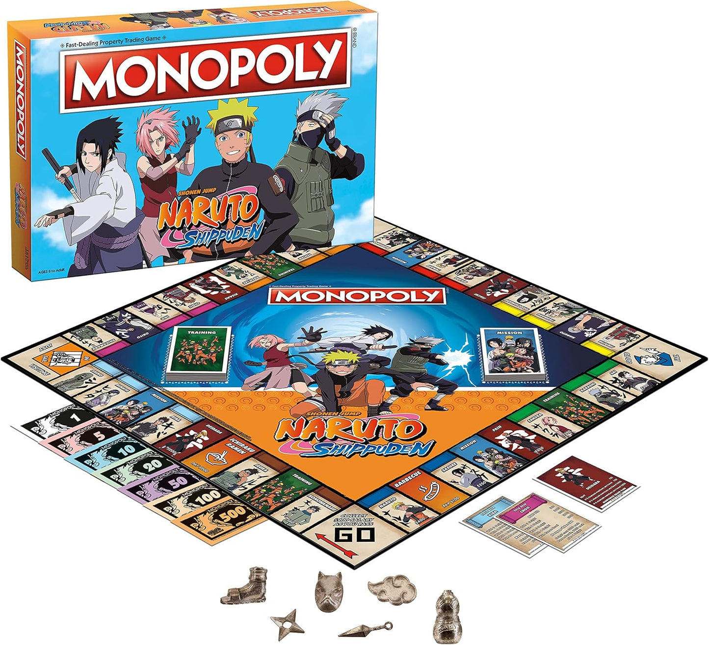 MONOPOLY: NARUTO SHIPPUDEN - BOARD GAME