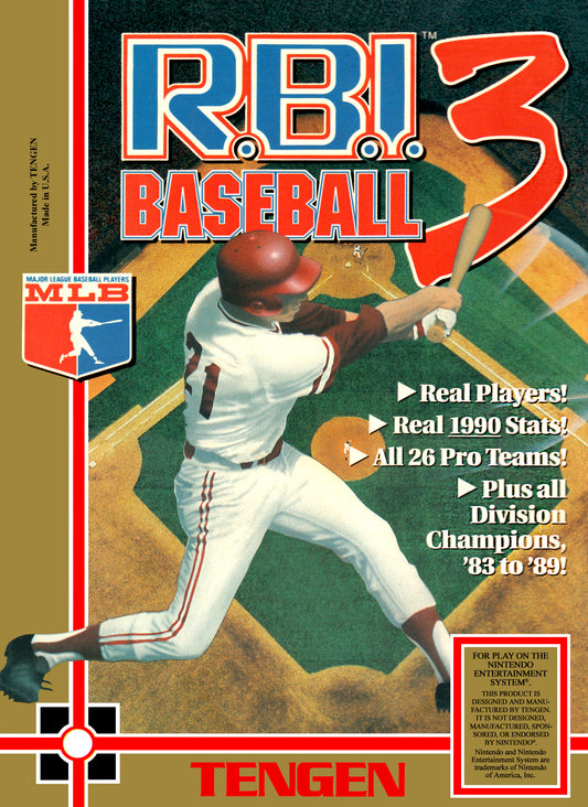 RBI BASEBALL 3  - NES