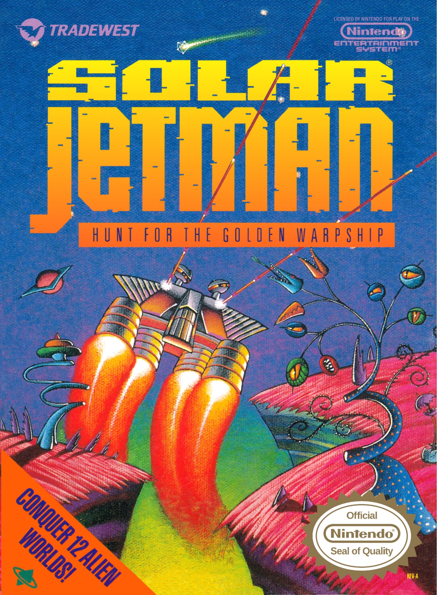 SOLAR JETMAN  - NES (W/BOX)