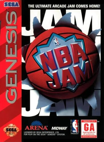 NBA JAM (1993) - GENESIS (W/ BOX & MANUAL)