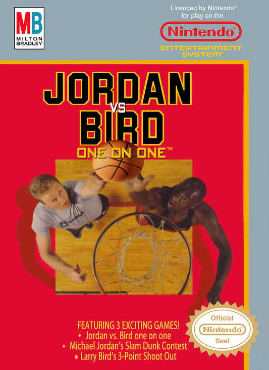 JORDAN VS. BIRD: ONE ON ONE  - NES (W/BOX & MANUAL)