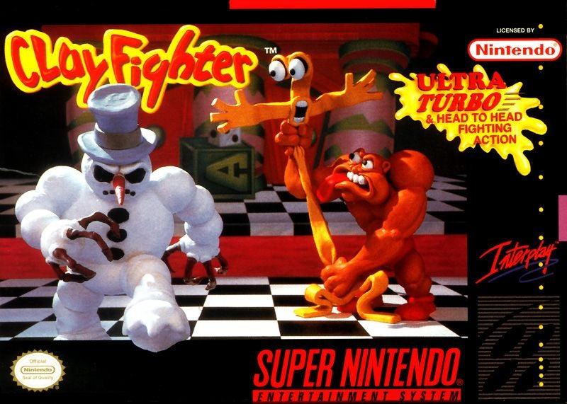 CLAYFIGHTER: SCULPTOR'S CUT  - N64 (W/BOX & MANUAL)