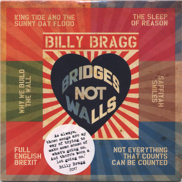 BRAGG, BILLY  - BRIDGES NOT WALLS