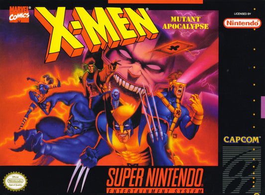 X-MEN: MUTANT APOCALYPSE  - SNES (W/BOX & MANUAL)