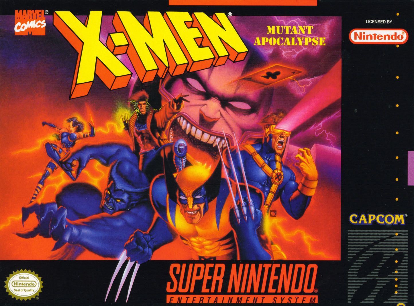 X-MEN: MUTANT APOCALYPSE  - SNES (W/BOX)