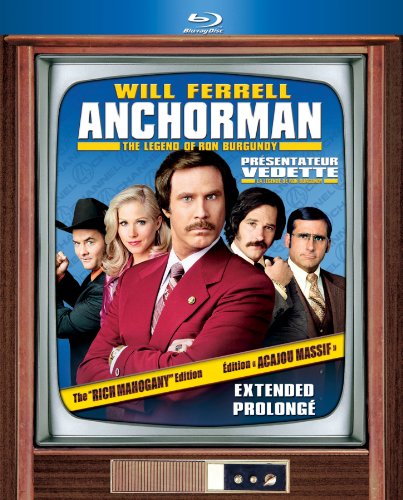 ANCHORMAN: THE LEGEND OF RON BURGUNDY (UNRATED RICH MAHOGANY EDITION) / PRSENTATEUR VEDETTE : LA LGENDE DE RON BURGUNDY (DITION ACAJOU MASSIF PROLONG) [BLU-RAY] (BILINGUAL)