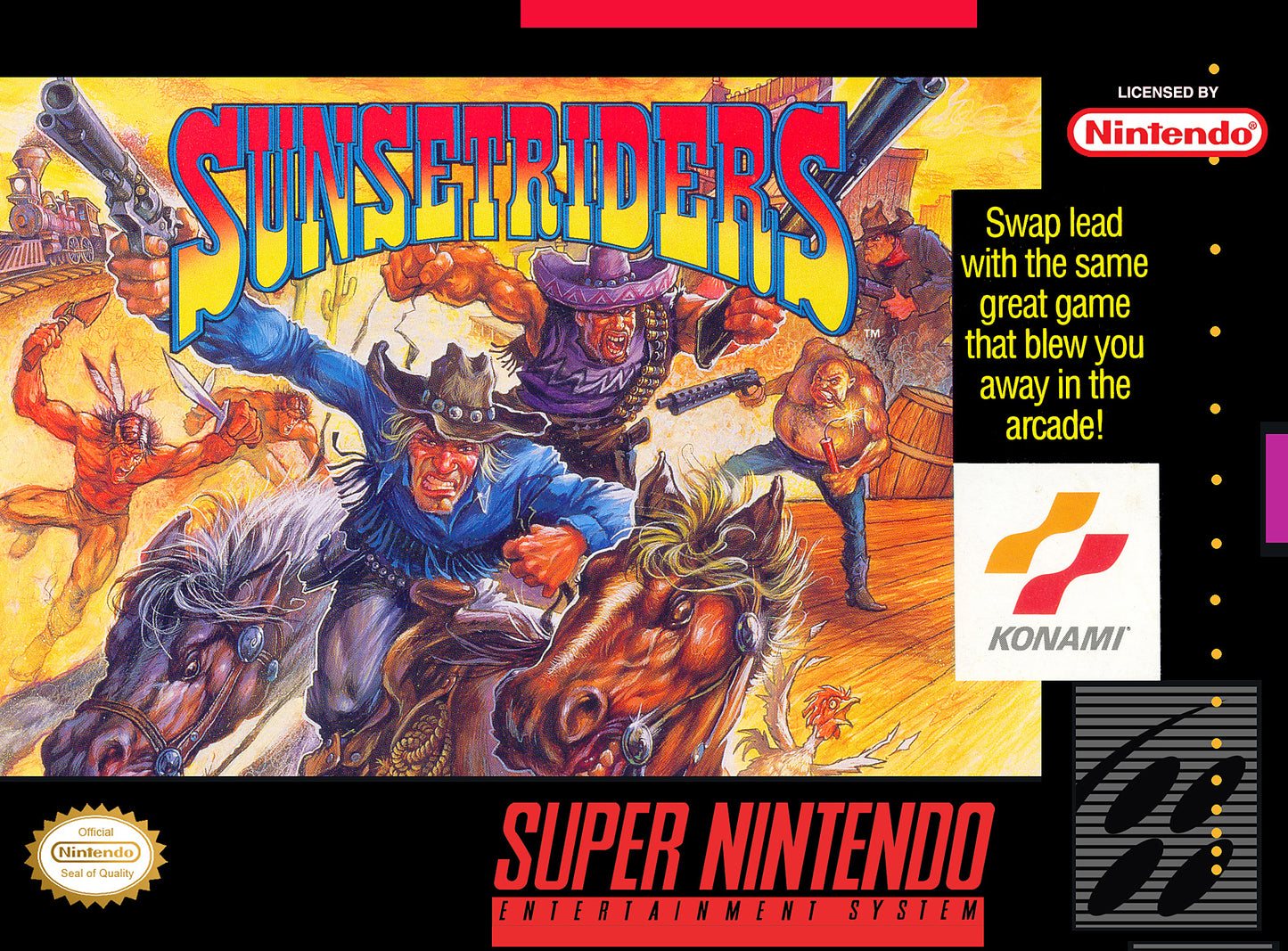 SUNSET RIDERS  - SNES