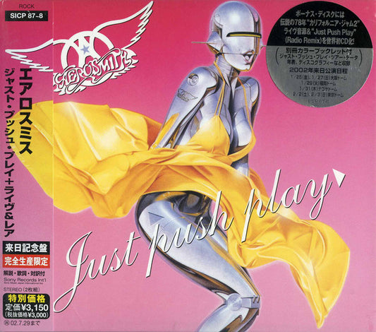 AEROSMITH  - JUST PUSH PLAY/LIVE & RARE (2CDS)(JAPANE