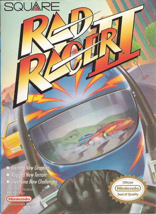 RAD RACER II  - NES (W/BOX)